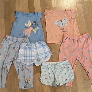 🧚 Bundle - 2 sets- Carter's 3pc Kids Pajama Set